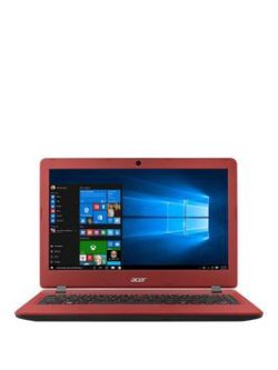 Acer Aspire Es 13, Intel&Reg; Celeron&Reg;, 4Gb Ram, 32Gb Storage, 13.3 Inch Laptop With Optional Microsoft Office 365 Home - Red - Laptop With Microsoft Office 365 Home